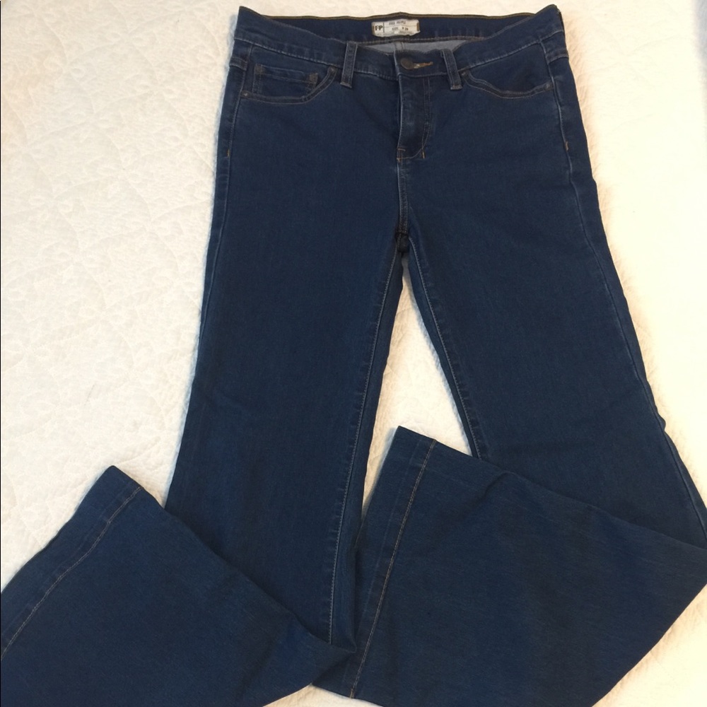 Free People high waisted flare jeans
